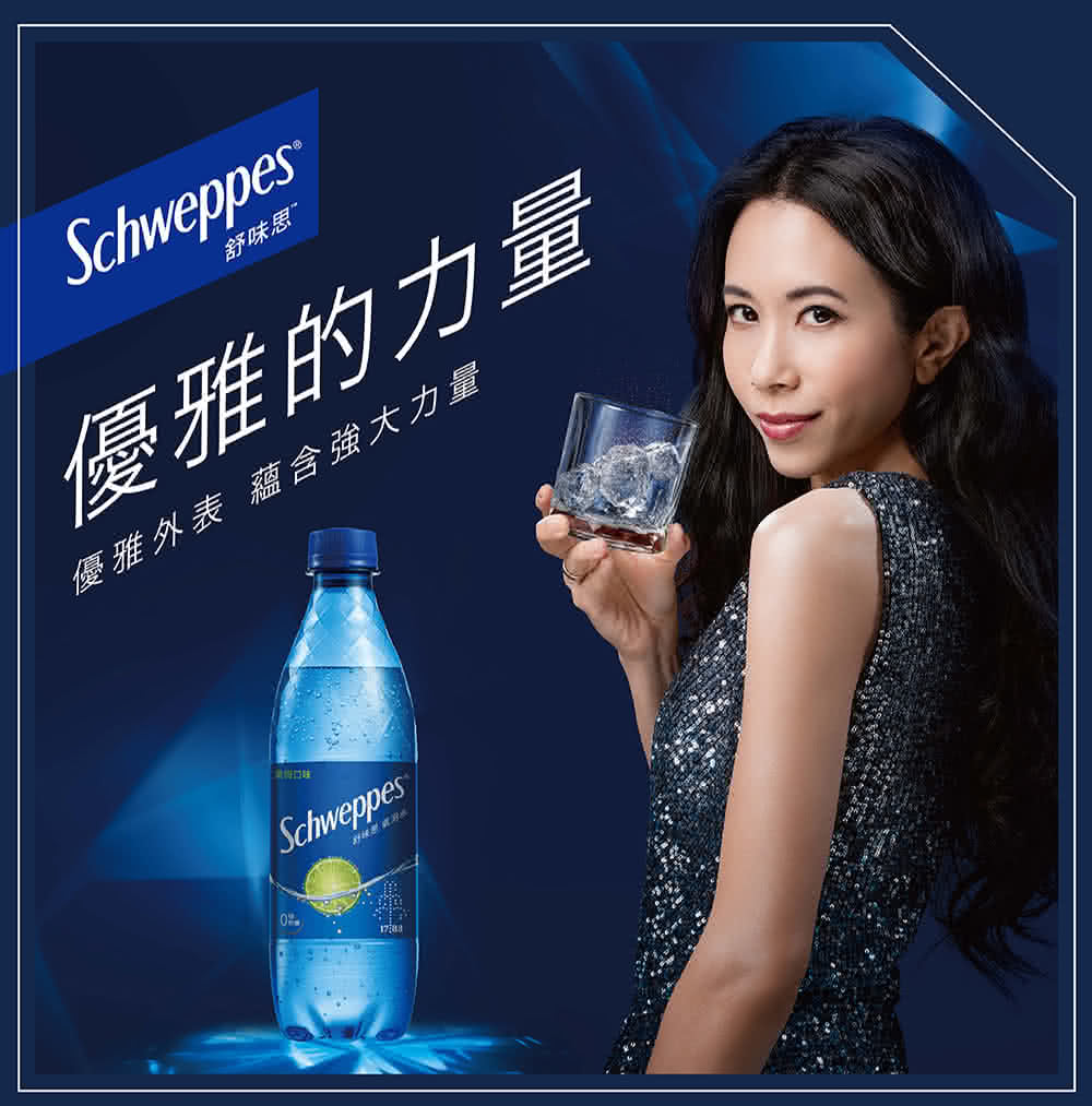 VIP Schweppes 舒味思 氣泡水萊姆寶特瓶500m