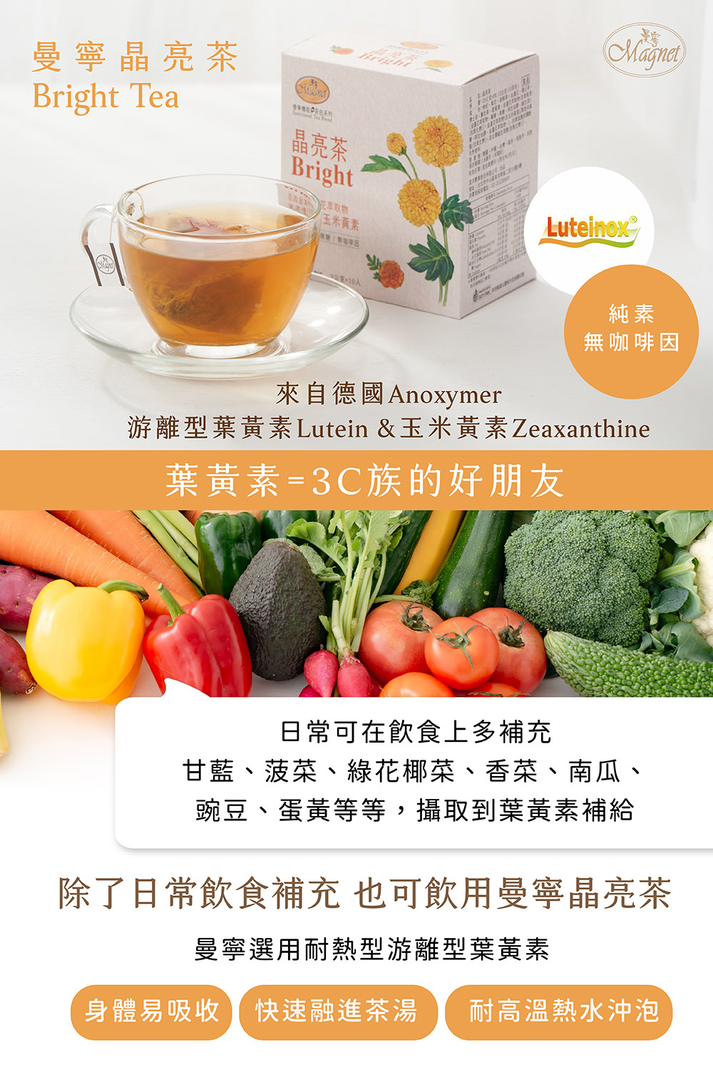 游離型葉黃素 Lutein 玉米黃素Zeaxanthine