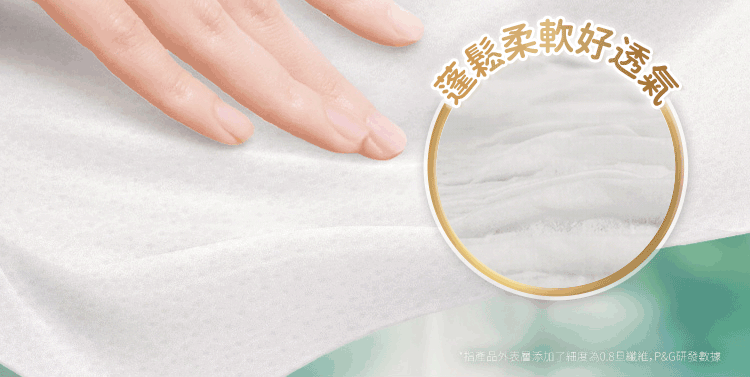 蓬鬆 取歌好透看 指產品外表暦添加了細度為0.8旦纖維, PG研發數據 