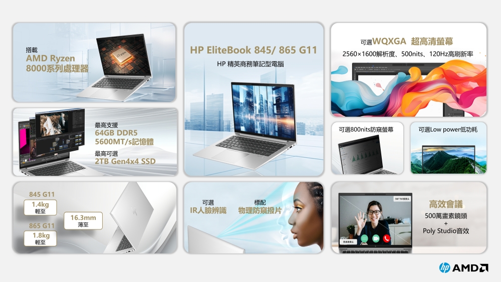 2560x1600解析度、500nits、120Hz高刷新率