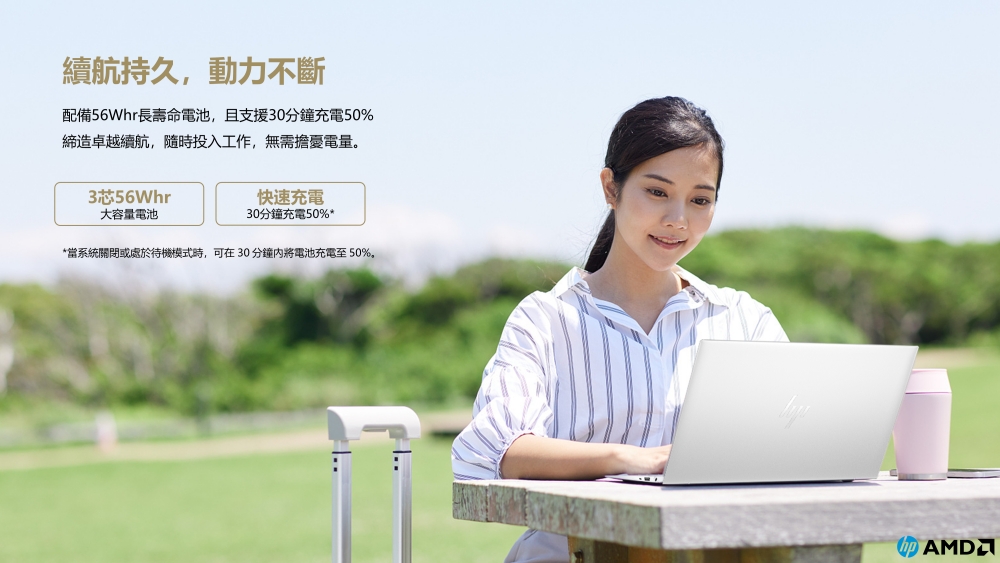 當系統關閉或處於待機模式時,可在30分鐘內將電池充電至50%。