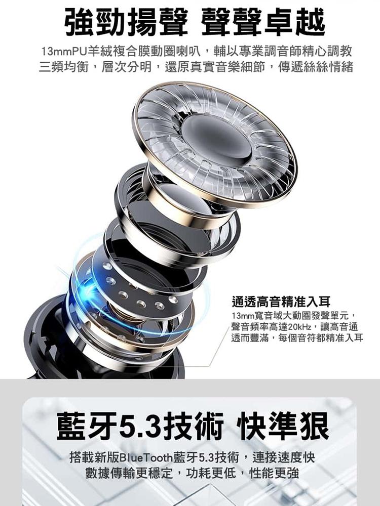 炫彩真無線藍牙耳機 MON-XKT08 黑色優惠推薦