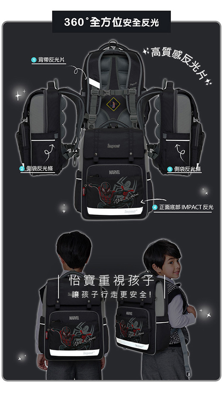 正面底部 IMPACT 反光