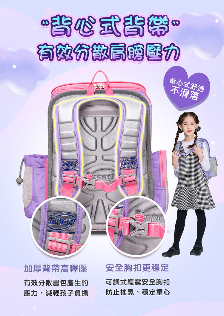 有效分散書包產生的