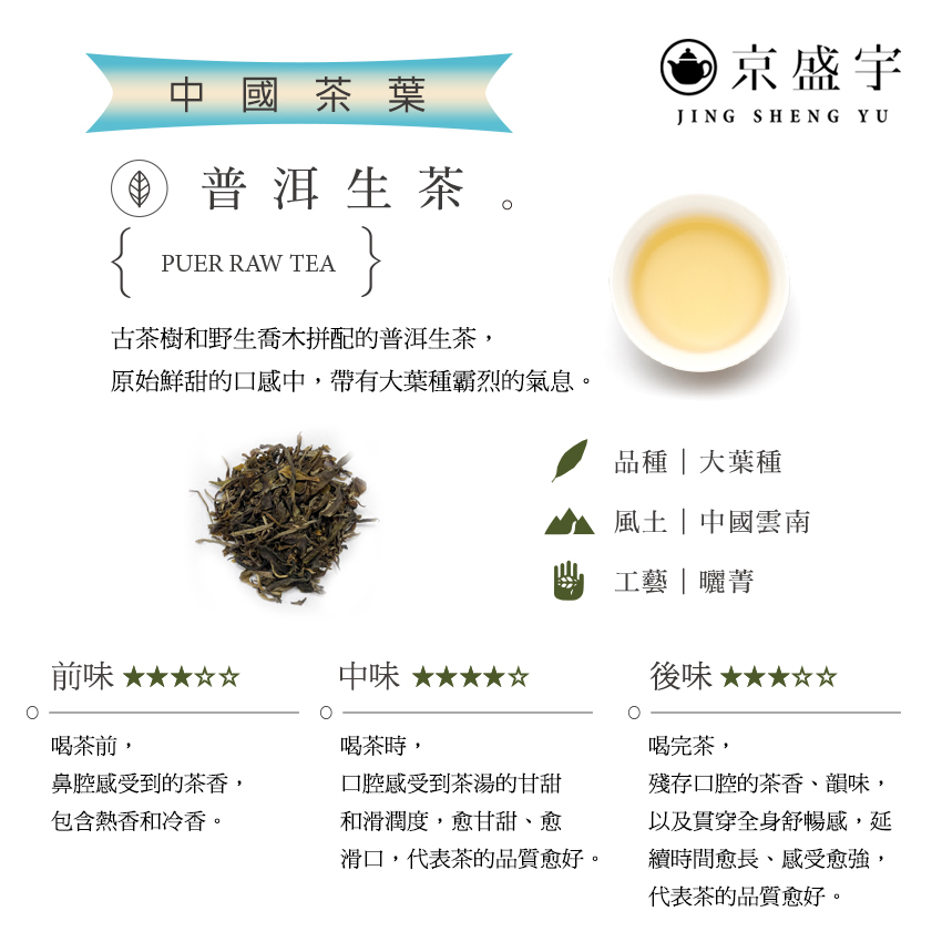 原始鮮甜的口感中,帶有大葉種霸烈的氣息。