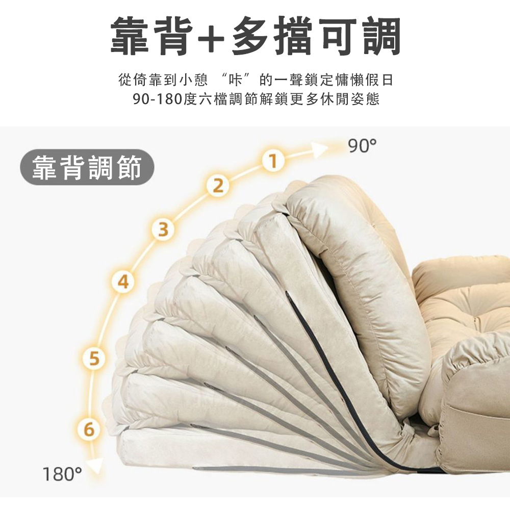 東寶 懶人沙發 沙發床 摺疊沙發(單人床 多功沙發椅 休閒椅