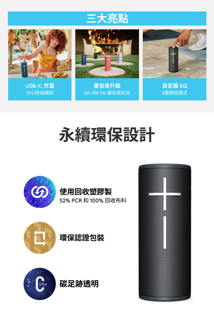 52% PCR和100% 回收布料