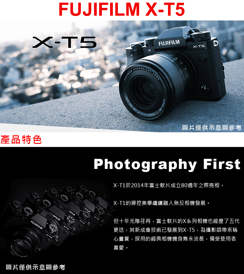 XT1於2014年富士軟片成立80週年之際亮相。