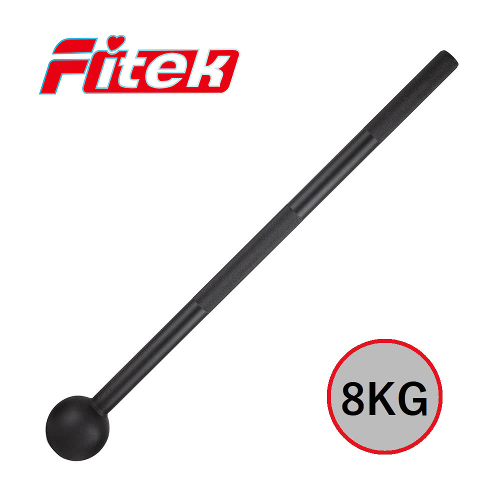 Fitek 8公斤鋼製圓頭錘鈴 8KG 手柄有壓花防滑(健身