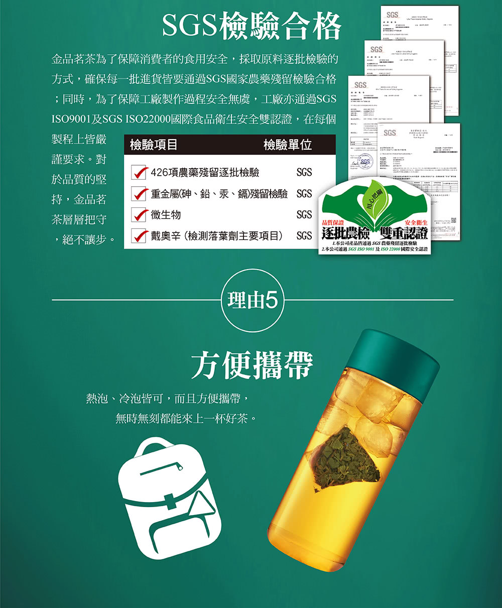 2.本公司通過SGS ISO 9001及ISO 22000 國際安全認證