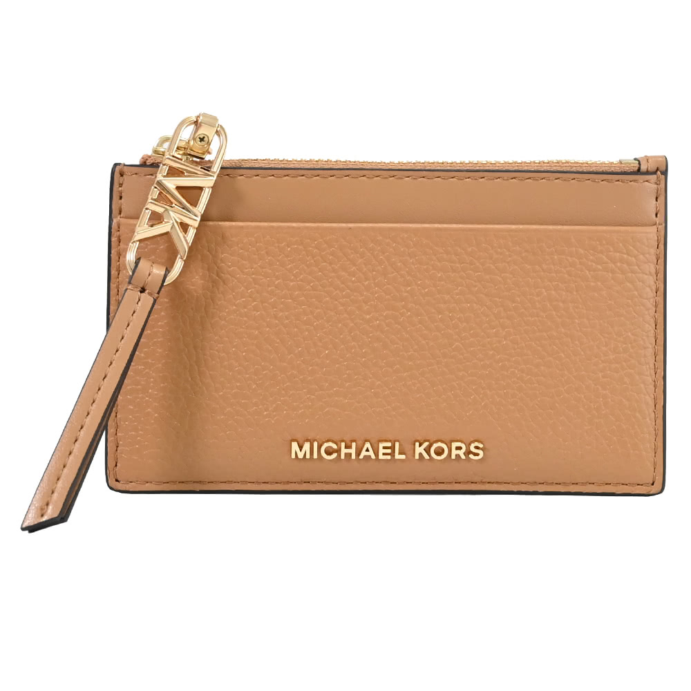 Michael Kors 簡約金屬LOGO皮革信用卡證件名片