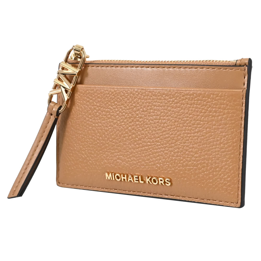 Michael Kors 簡約金屬LOGO皮革信用卡證件名片