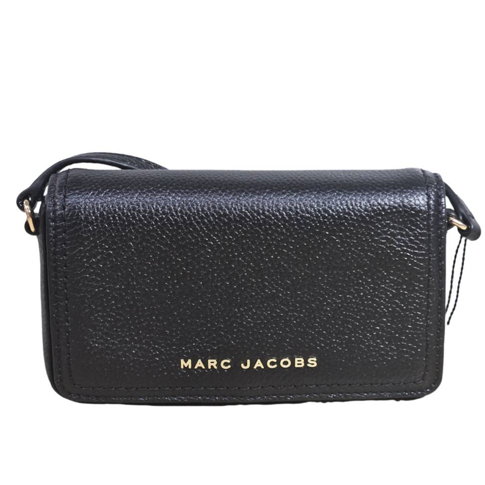 MARC JACOBS 馬克賈伯 MJ 金屬LOGO荔枝紋翻