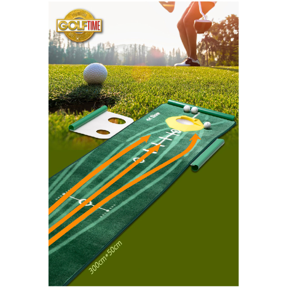 Zen Golf 高爾夫球有軌跡推桿練習毯 3m x 50c