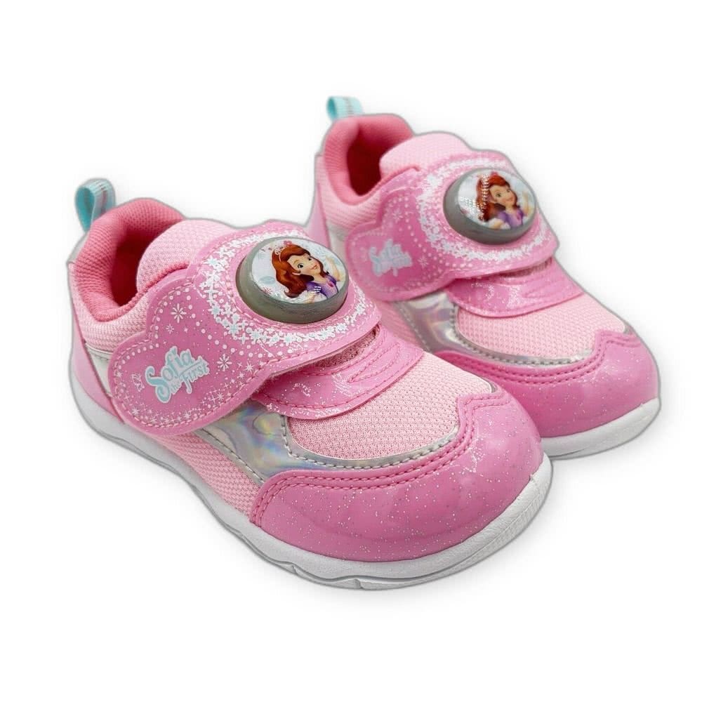 Disney 迪士尼 蘇菲亞公主電燈鞋(運動鞋 迪士尼 中大