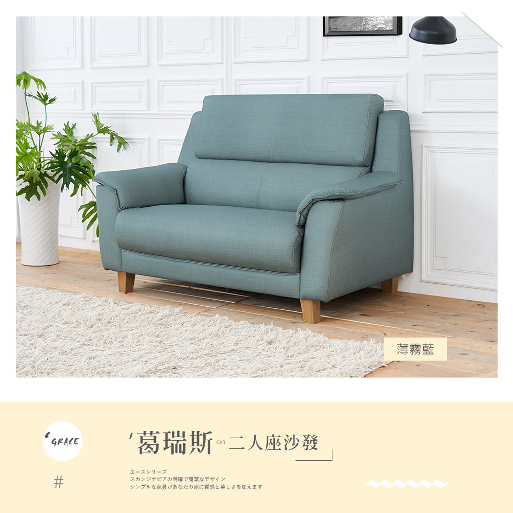 時尚屋 [FZ11]台灣製葛瑞斯二人座耐磨貓抓皮沙發FZ11
