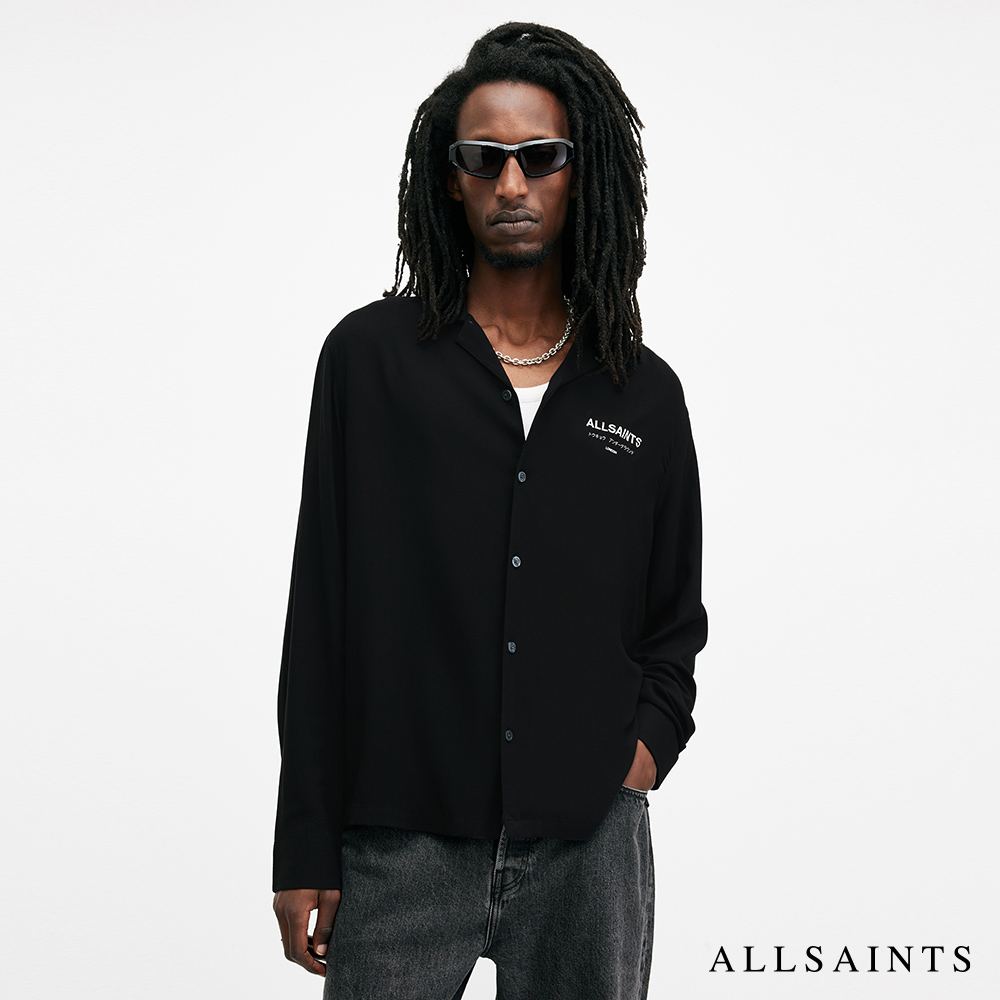 ALLSAINTS UNDERGROUND 人造絲LOGO長