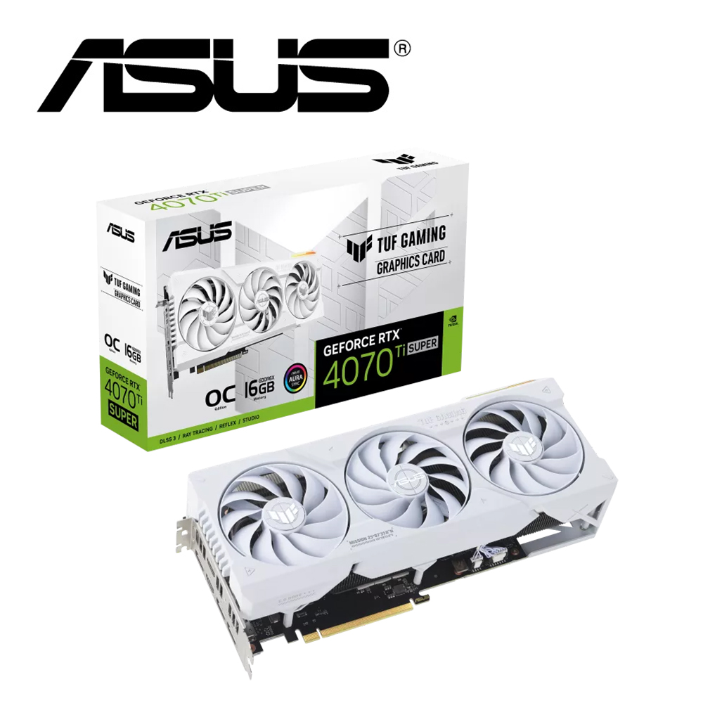 ASUS 華碩 TUF-RTX4070TIS-O16G-WH