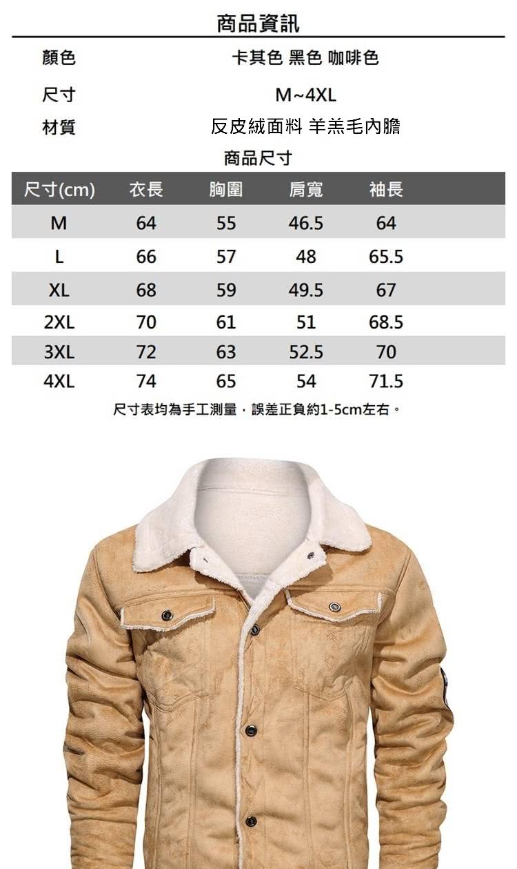 尺寸表均為手工測量,誤差正負約15cm左右。