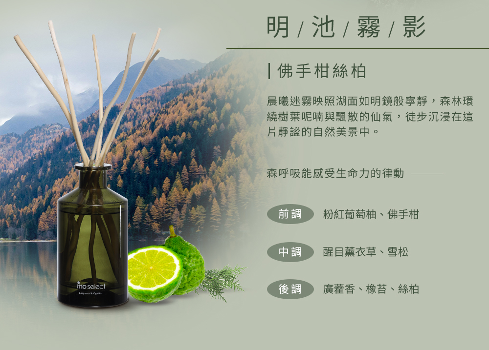晨曦迷霧映照湖面如明鏡般寧靜,森林環