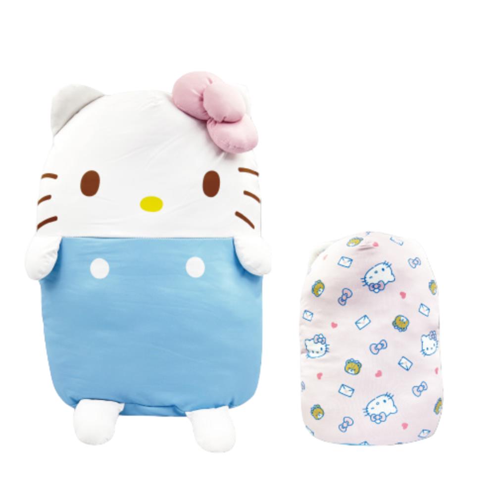 小禮堂 Sanrio 三麗鷗 涼感造形抱枕 - 圓滾滾款 K