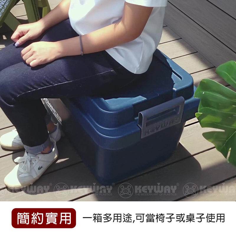 KEYWAY 聯府 鐵馬重型收納箱60L-2入(置物箱 整理