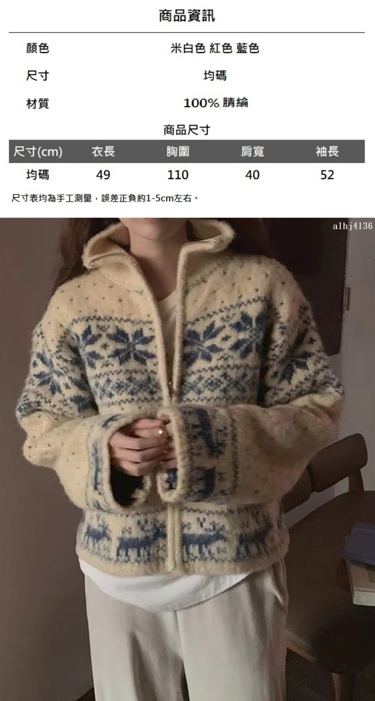 尺寸表均為手工測量,誤差正負約15cm左右。