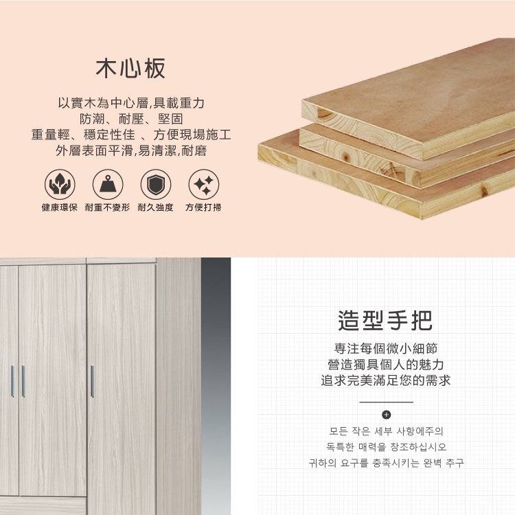 AS 雅司設計 AS雅司-行止3×7尺開門衣櫃80×58×1
