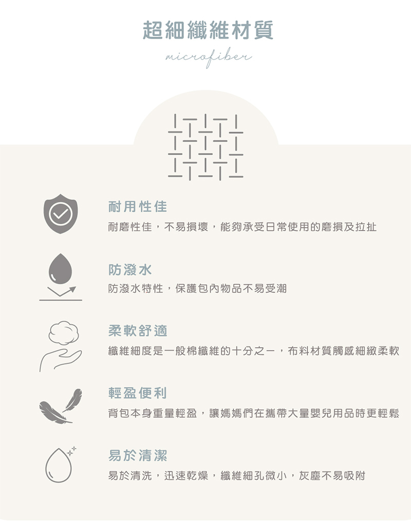 纖維細度是一般棉纖維的十分之一,布料材質觸感細緻柔軟