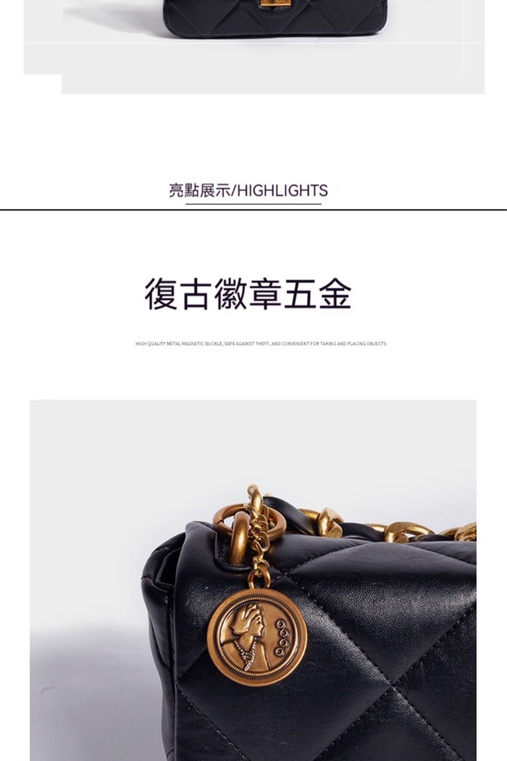 亮點展示HIGHLIGHTS 復古徽章五金 