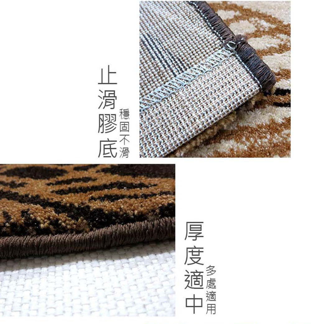SDL Home 山德力 止滑膠底地墊-森58x88cm(生