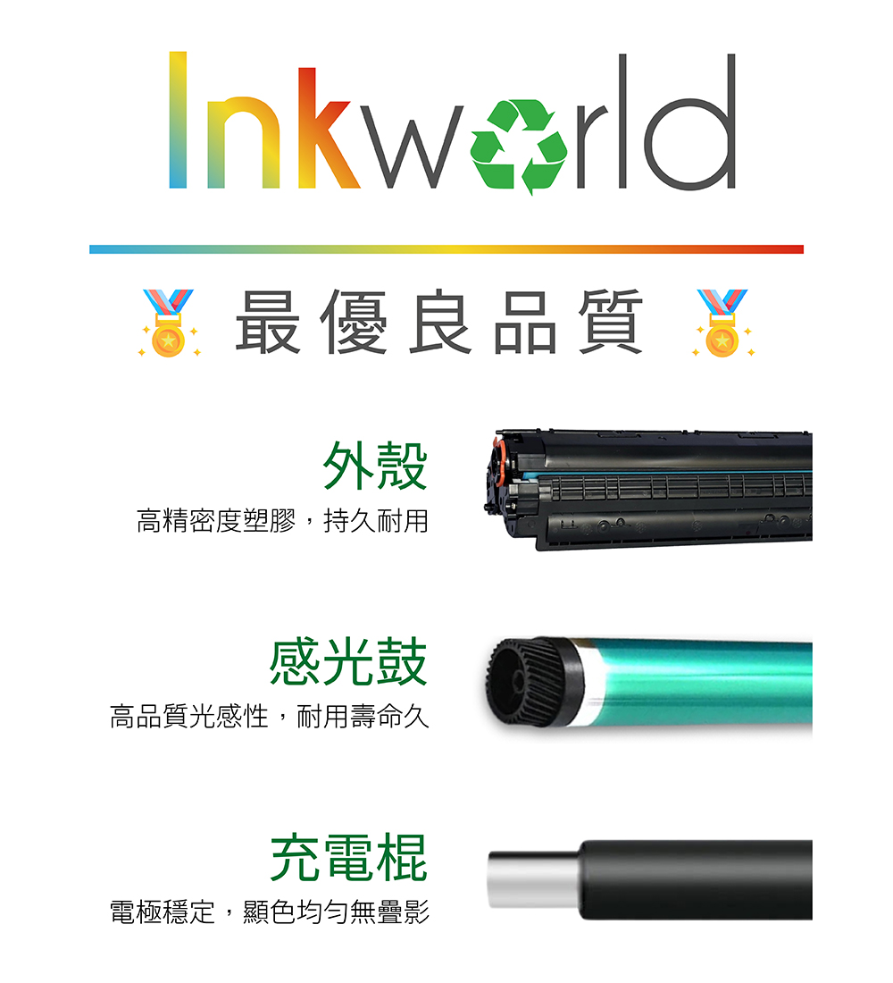 INKWORLD for Kyocera TK-5236 紅