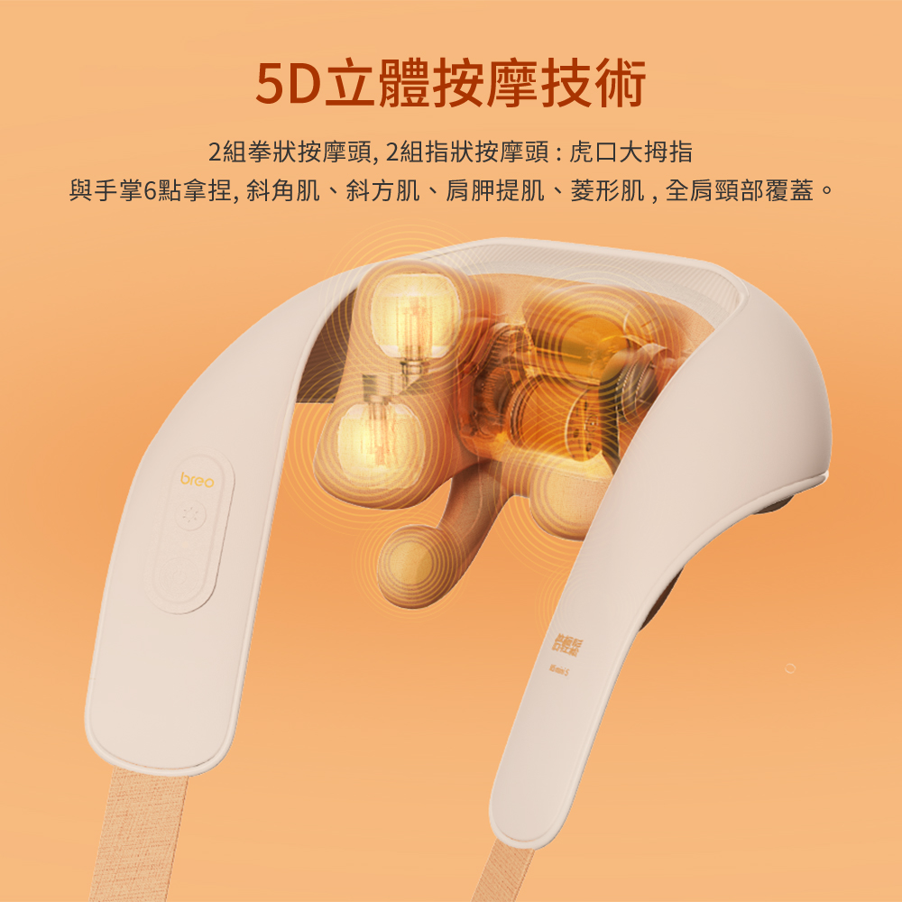 breo 倍輕鬆 頸椎按摩器N5 Mini S(頸椎按摩器/