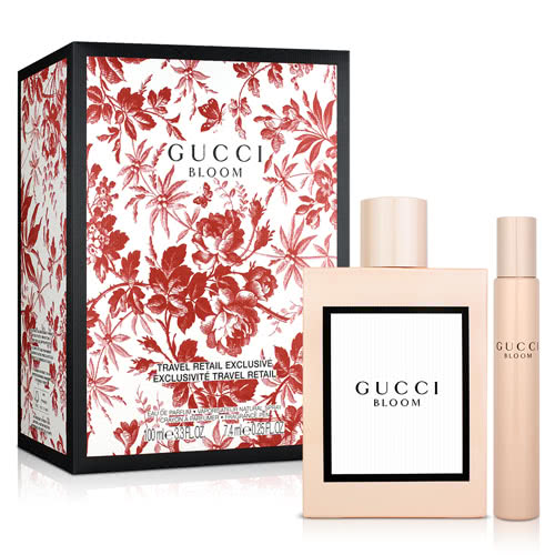 GUCCI 古馳 花悅女性淡香精二入禮盒-淡香精100ml+