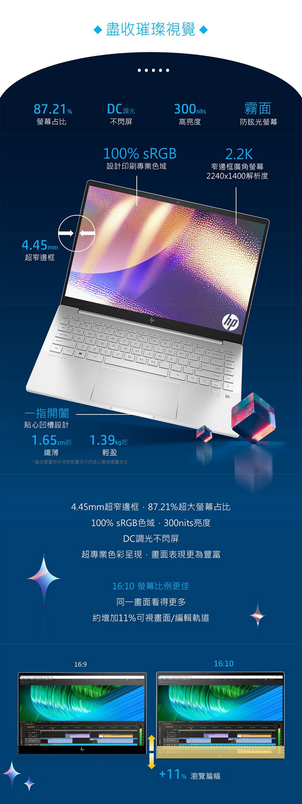 HP 惠普 14吋 i5輕薄筆電(Pavilion Plus