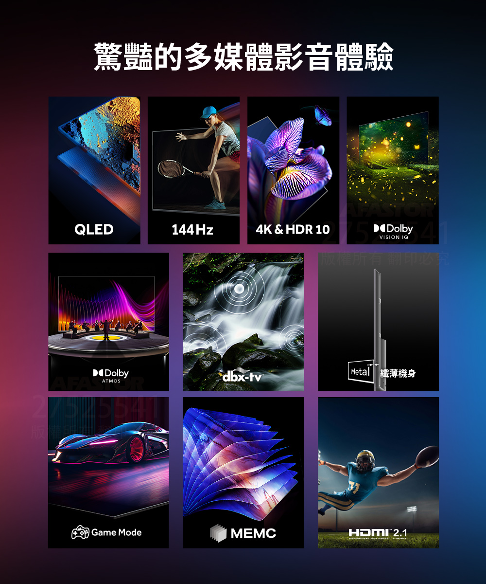 Haier 海爾 65型 4K QLED 144Hz Goo