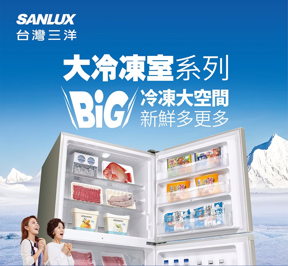 SANLUX 台灣三洋 535L一級能效直流變頻電冰箱(SR