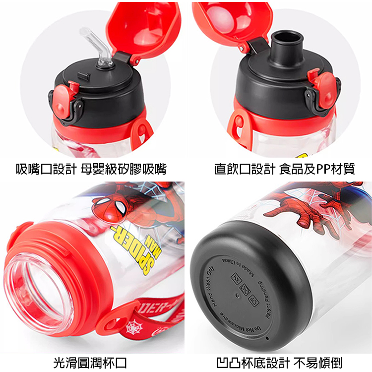 吸嘴口設計 母嬰級矽膠吸嘴 直飲口設計 食品及PP材質 光滑圓潤杯口 凹凸杯底設計 不易傾倒 