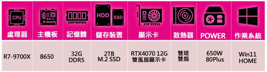 NVIDIA R7八核 RTX4070 WiN11{和顏悅色