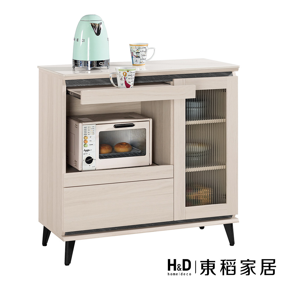 H&D 東稻家居 岩板餐櫃3尺(TCM-09248)好評推薦