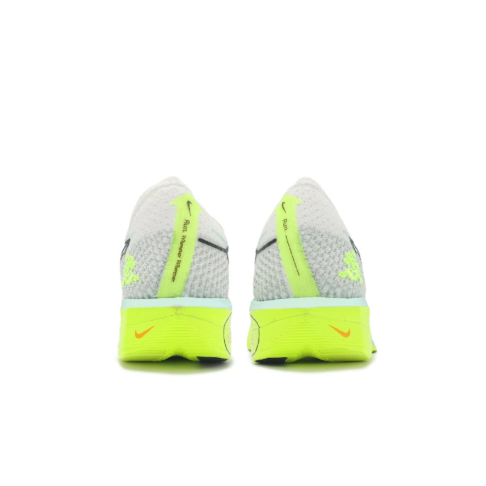 NIKE 耐吉】競速跑鞋ZoomX Vaporfly Next% 3 男鞋白螢光黃輕量碳板運動