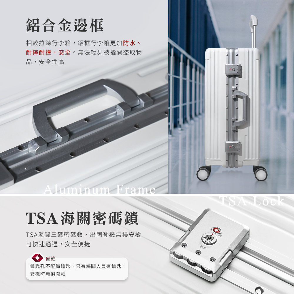 TSA海關三碼密碼鎖,出國登機無損安檢