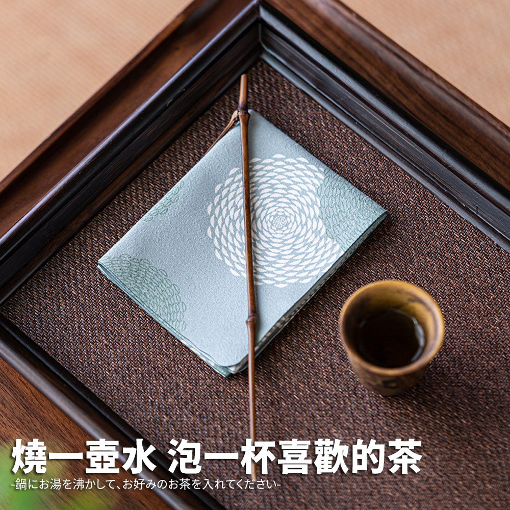 燒一壺水 泡一杯喜歡的茶 鍋湯沸、 好茶入 
