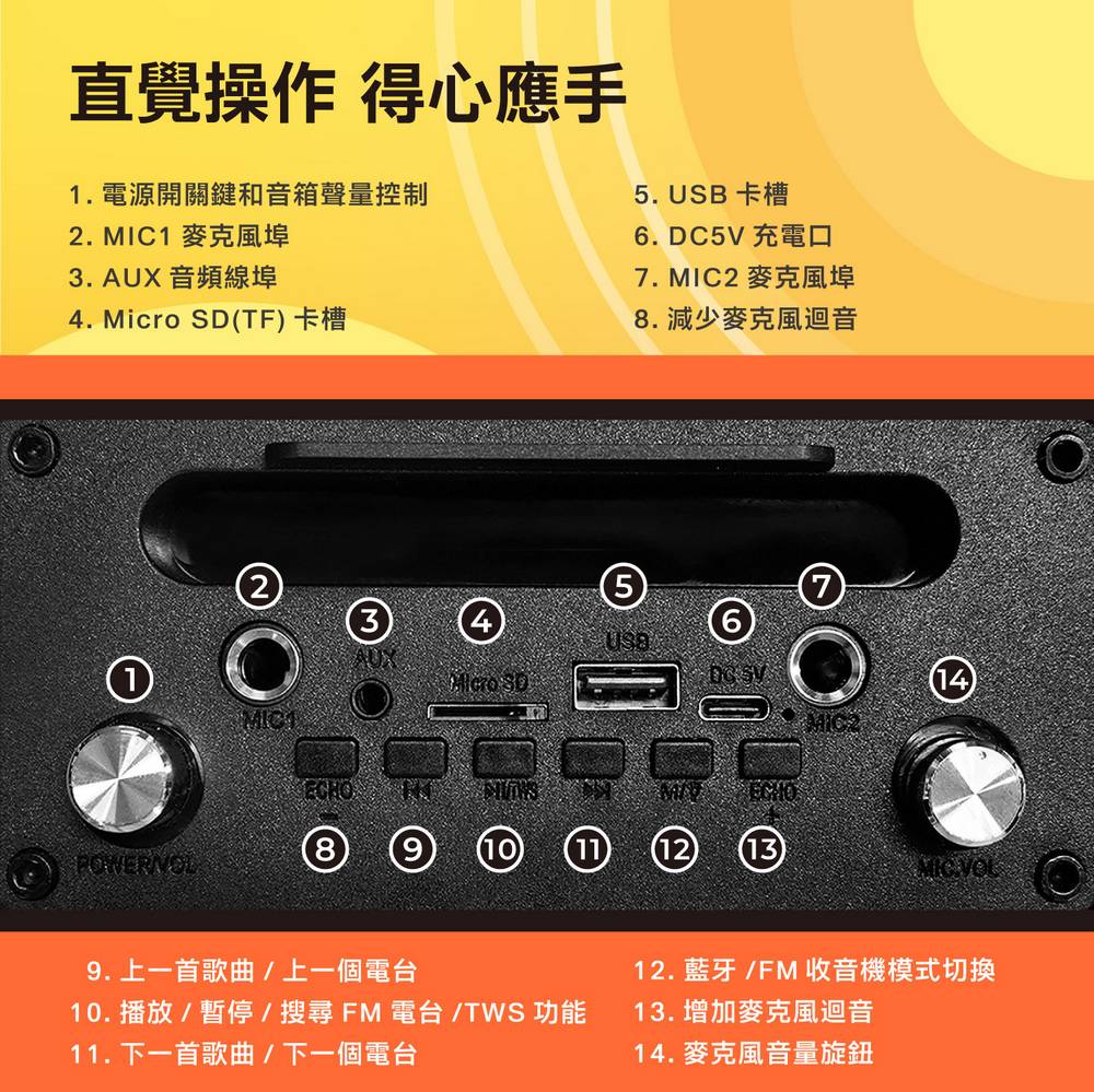 10.播放暫停搜尋FM電台TWS 功能