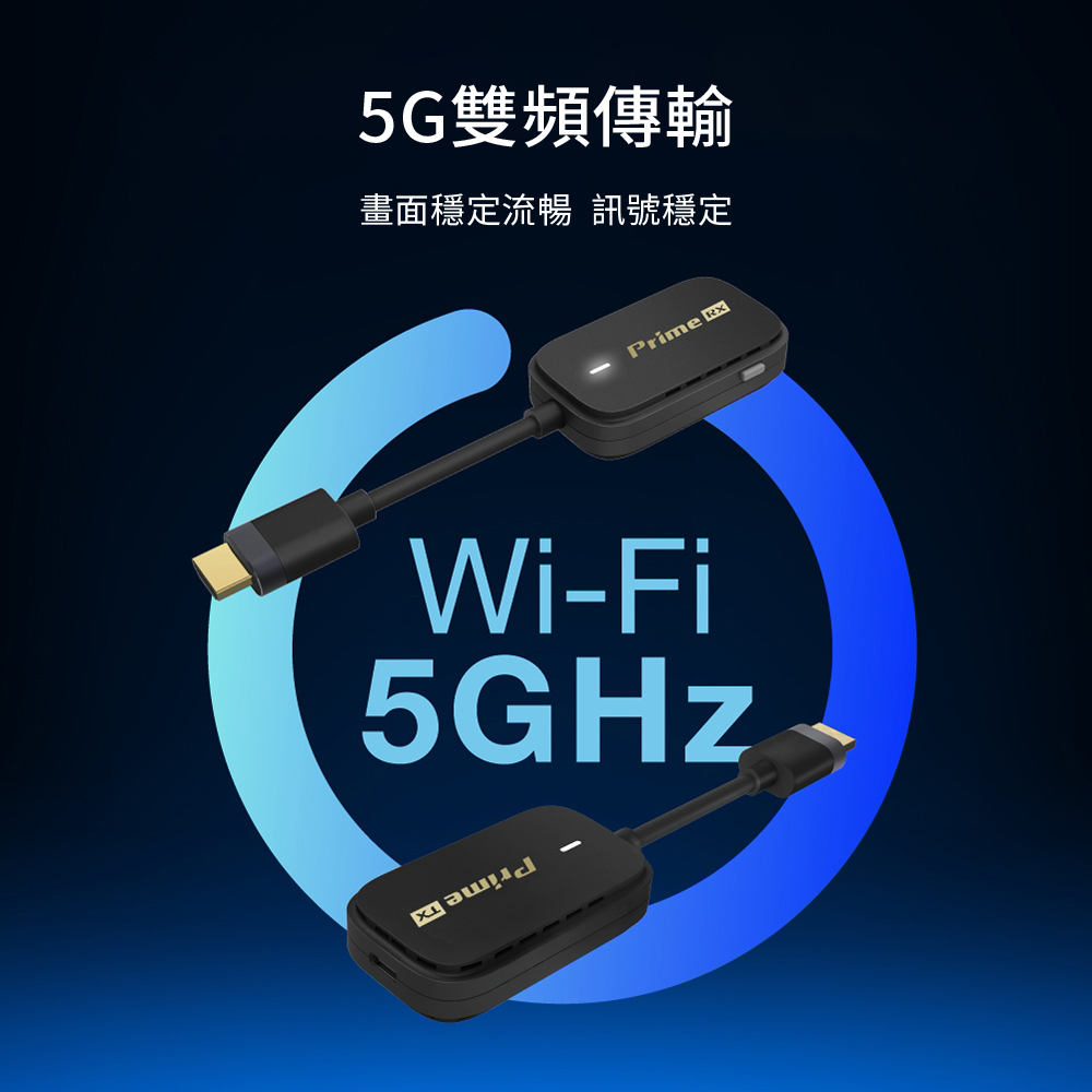 5G雙頻傳輸 畫面穩定流暢訊號穩定 
