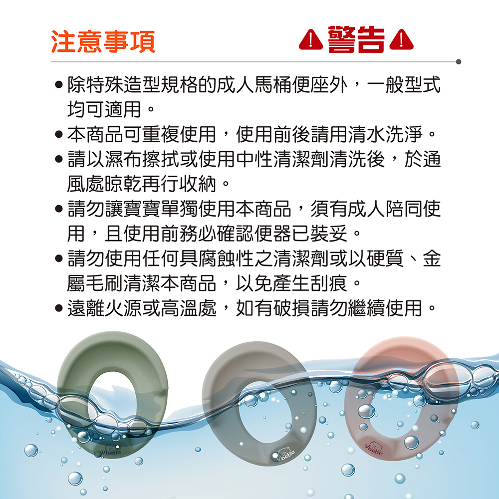 除特殊造型規格的成人馬桶便座外,一般型式