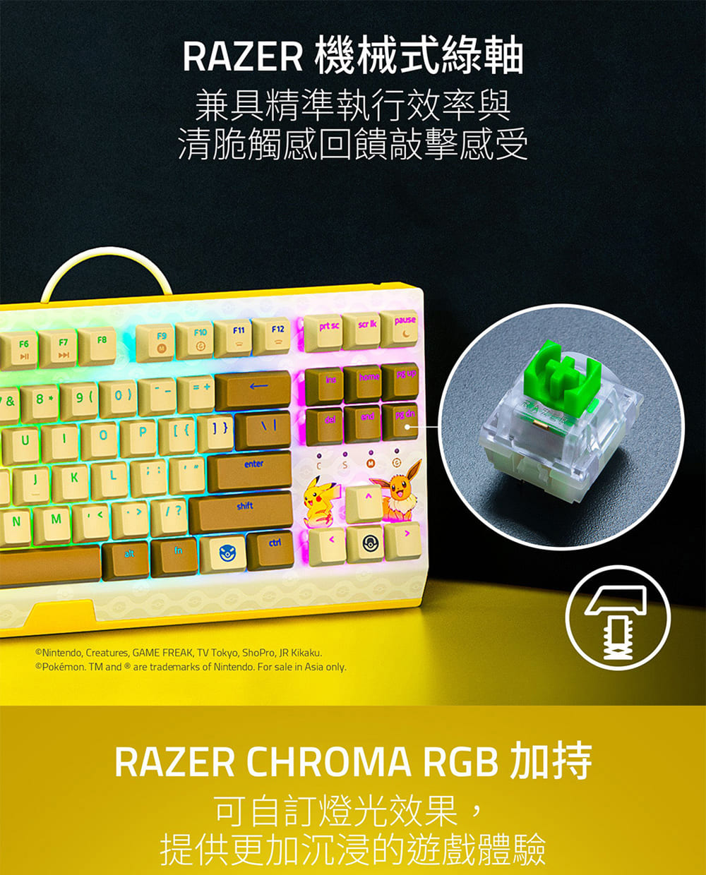 RAZER CHROMA RGB 加持