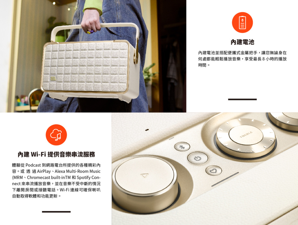 MRM、Chromecast builtin TM 和 Spotify Con