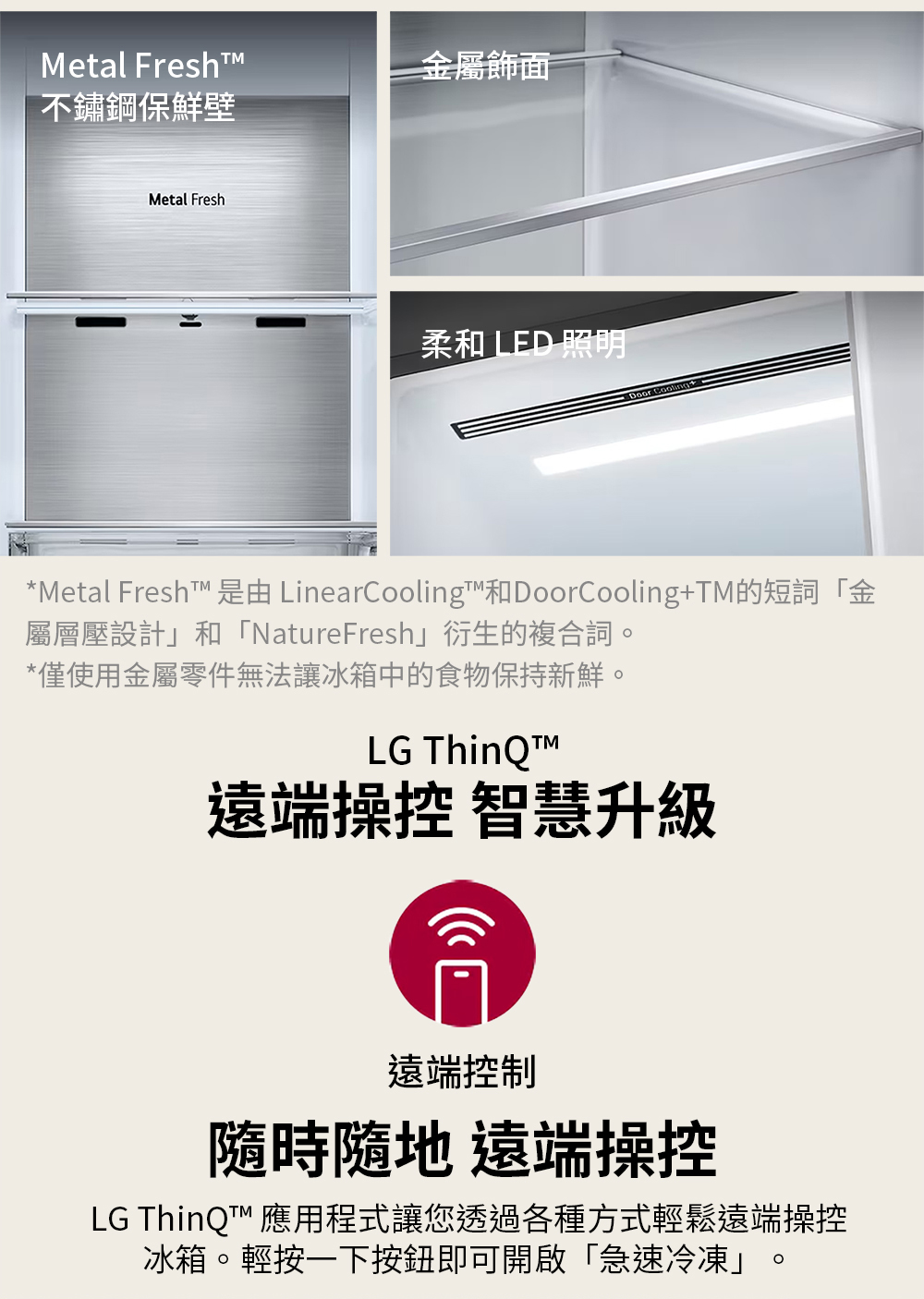 Metal Fresh 是由 LinearCooling和DoorCoolingTM的短詞金