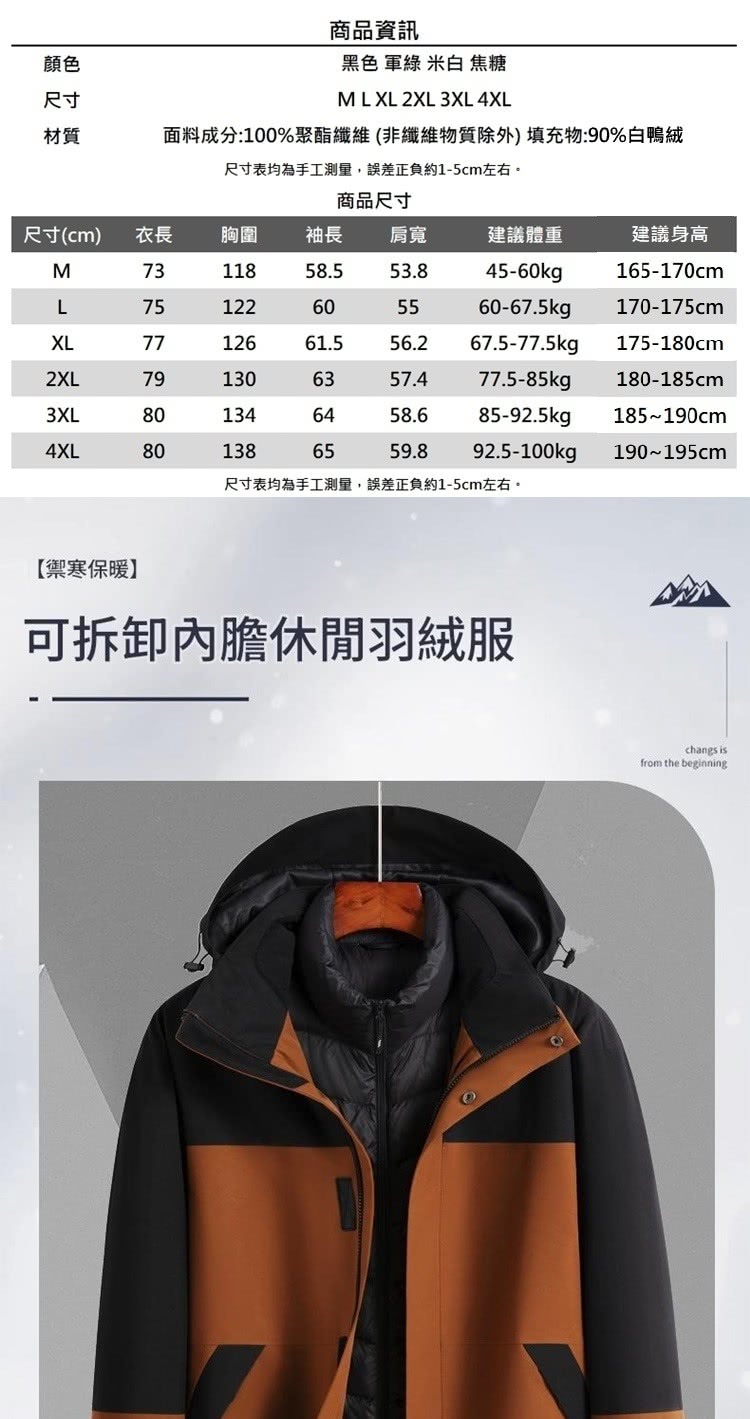 面料成分100%聚酯纖維非纖維物質除外填充物90%白鴨絨